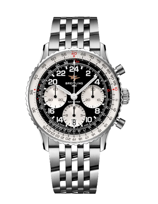 Best Review Breitling Navitimer B02 Chronograph 41 Twin Jet Replica Watch AB0230211B1A1